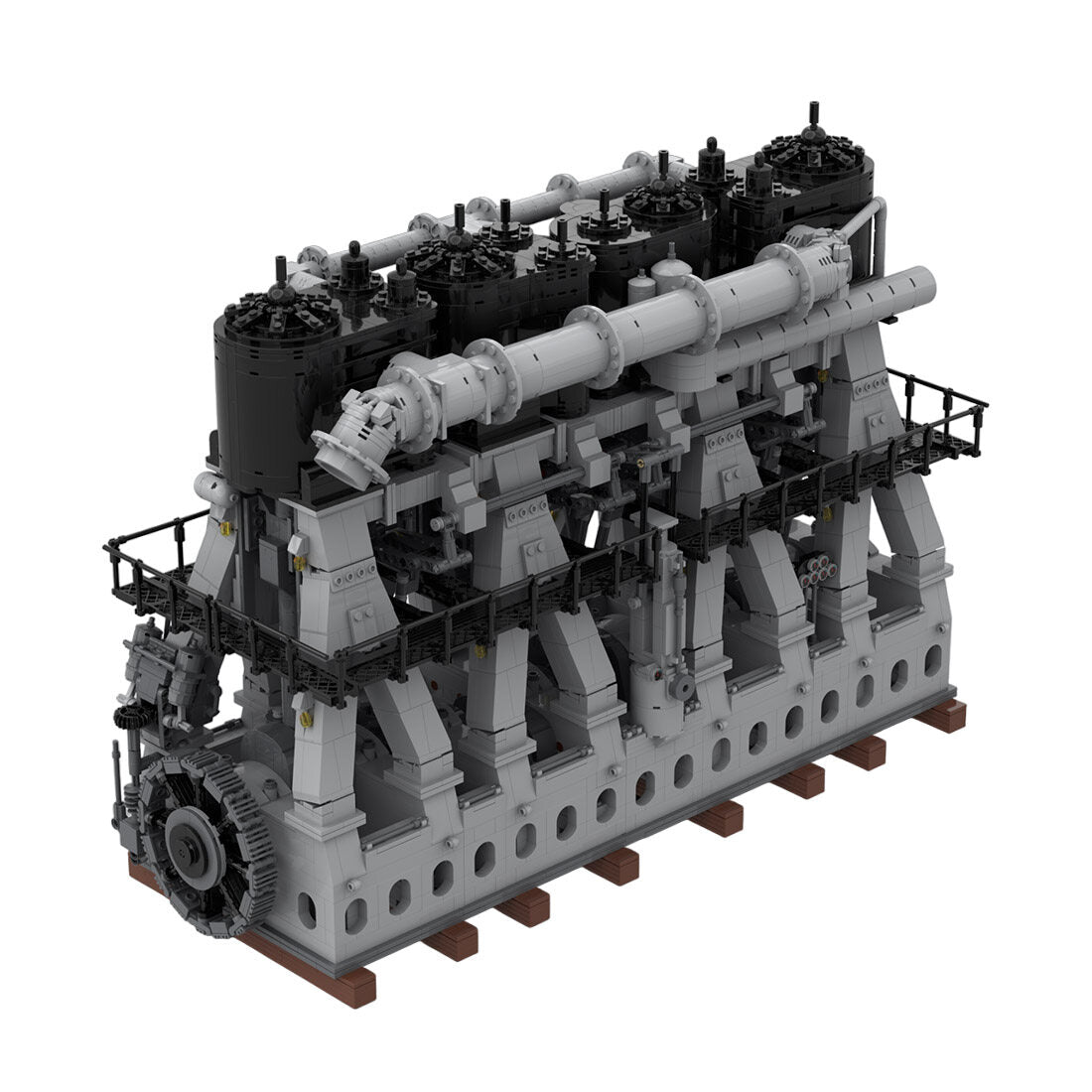 TECHING V8 Modelo de motor 500+piezas 1:3 V8 Metal en forma de V para  coche, experimento de ciencia mecánica, modelo de motor de física, regalo  para