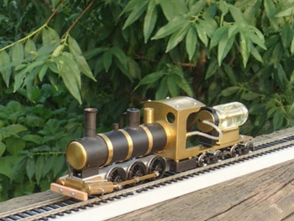 Live Steam steam-driven train model equipped with a double-cylinder single-acting swing steam engine model-- Enginediyshop