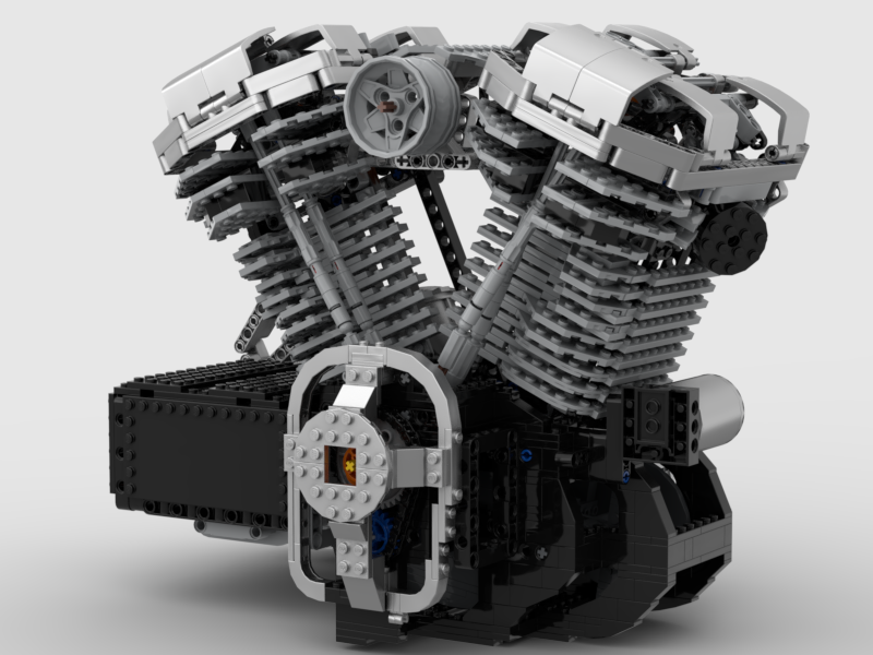 ?️ Get Ready to Ride with our Upcoming MOC Harley Engine enginediyshop