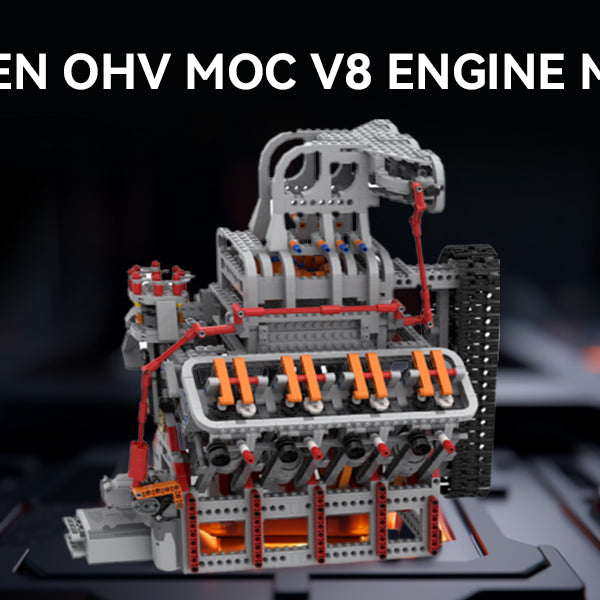 MOC V8 Engines: Ronald Tewes' OHV 5.0L Masterpiece——Enginediyshop enginediyshop