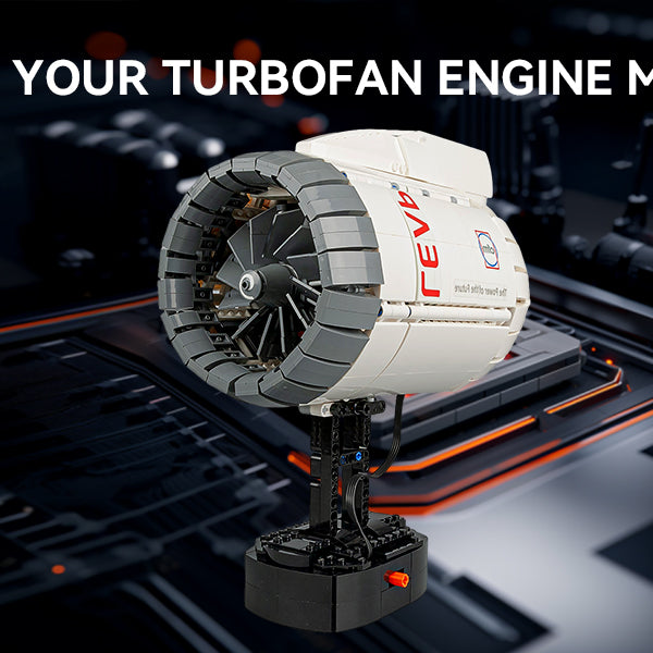 Craft a Functional MOC Turbofan Engine Kit——Enginediyshop enginediyshop