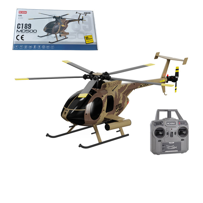 MD500 C189 Little Bird Aircraft Model 1/28 2.4G 4CH Single-Rotor Helicopter Model enginediyshop