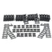 61Pcs Train Tracks Rails Set DIY Construction Toys Building Blocks Bricks Parts for Mainstream Building Block Brands enginediyshop