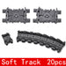 20Pcs Train Soft Track DIY Construction Toys Building Blocks Bricks Parts enginediyshop