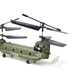 S026H Dual-Rotor Transport Aircraft 2.4G RC 3CH Dual-Rotor Military Aerocraft Model enginediyshop