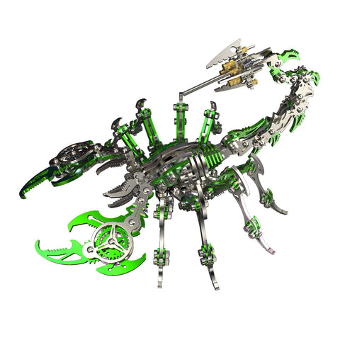 DIY Metal Scorpion King Mechanical Puzzle Kit - 200PCS+: 3D Assembly Crafts enginediyshop
