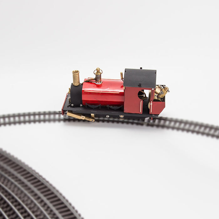 1/50 HO Scale Live Steam Locomotive Model with Oscillating Steam Engine (Track Not Included) - Enginediyshop