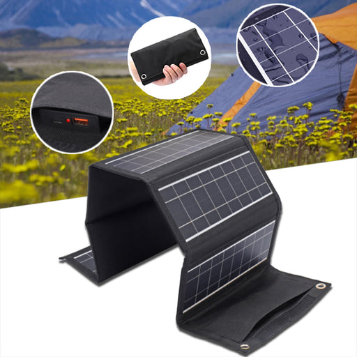 100W Foldable Solar Panel Charger Kit for Smartphone Laptop