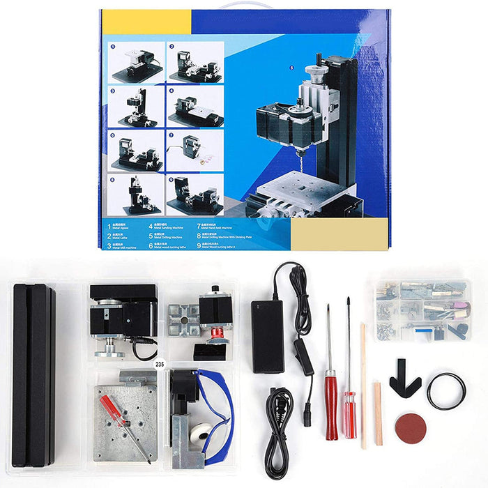 4 In 1 Micro Machine Tools DIY Assembly Kit enginediyshop