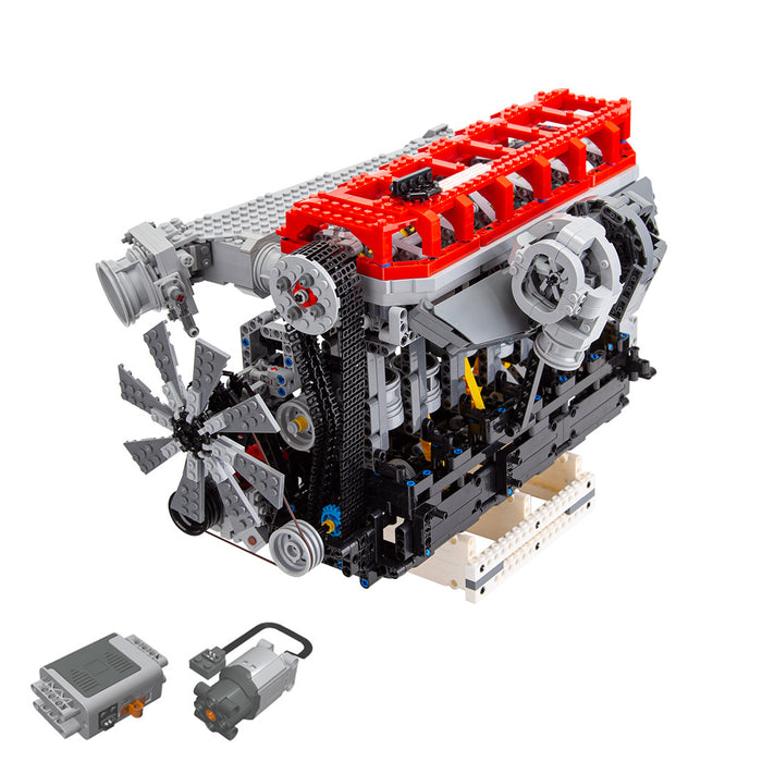 MOC RB-26 Six-Cylinder Four-Stroke Gasoline Engine Model Building Blocks Toy Set -1985PCS-Build Your Own L6 Engine enginediyshop