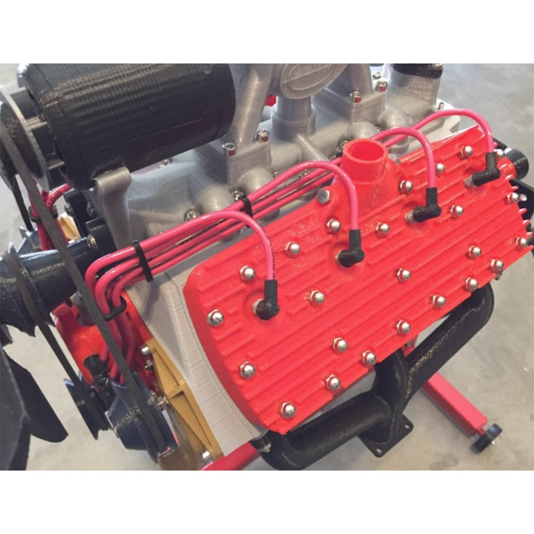 TOYAN HOWIN FS-V800 - Kit de motor de 8 cilindros modelo Nitro refrigerado  por agua de cuatro tiempos para coche RC, barco, ciencia física, juguete de