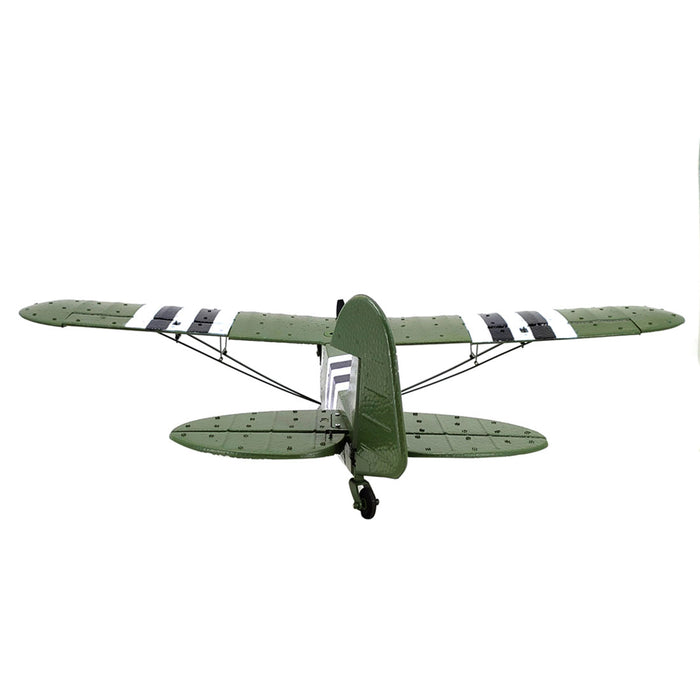 1/16 WWII PIPER J-3 CUB RC 4CH Brushless Fixed-wing Aircraft Model Military Plane Toy enginediyshop