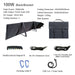 100W Foldable Solar Panel Charger Kit for Smartphone Laptop