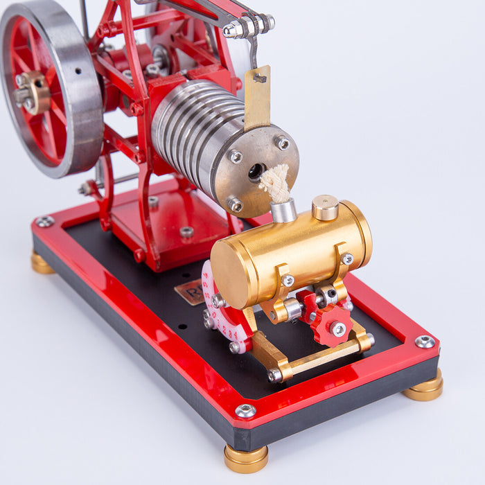 RETROL VE-01 Crossbeam Vacuum Engine Model Flame Eater External Combustion Engine Educational Toys Gifts enginediyshop