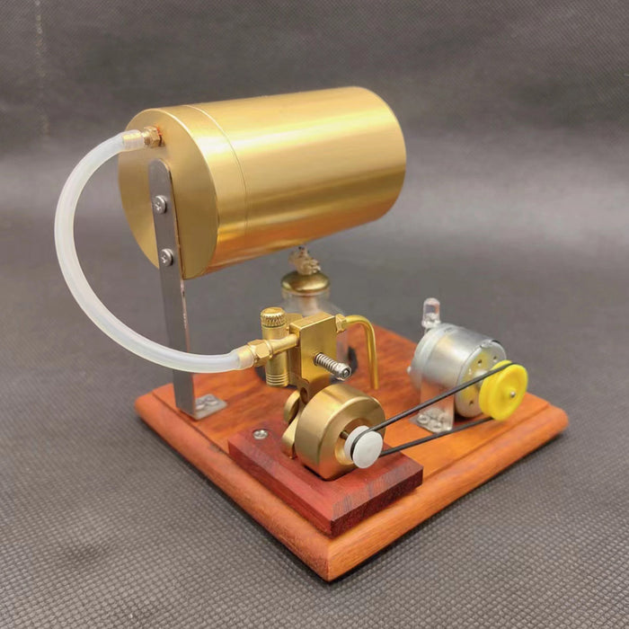 Mini Oscillating Steam Engine & Generator Model Steam-powered Mechanical Set enginediyshop