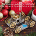 ENJOMOR Christmas Metal Steam-Powered Car Model: A Functional Sci-fi Collectible Gift enginediyshop