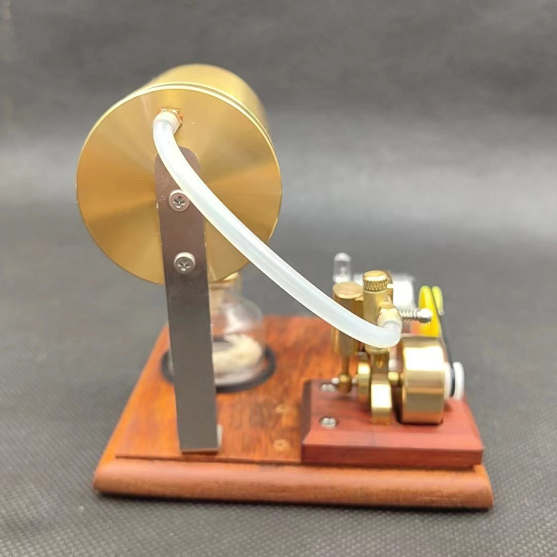 Mini Oscillating Steam Engine & Generator Model Steam-powered Mechanical Set enginediyshop