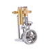 V1313 Mini Vertical Single-Cylinder Steam Engine Model with Reversing Mechanism Steam-Powered Mechanical Model Experimental Kit enginediyshop