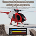 MD500 C189 Little Bird Aircraft Model 1/28 2.4G 4CH Single-Rotor Helicopter Model enginediyshop