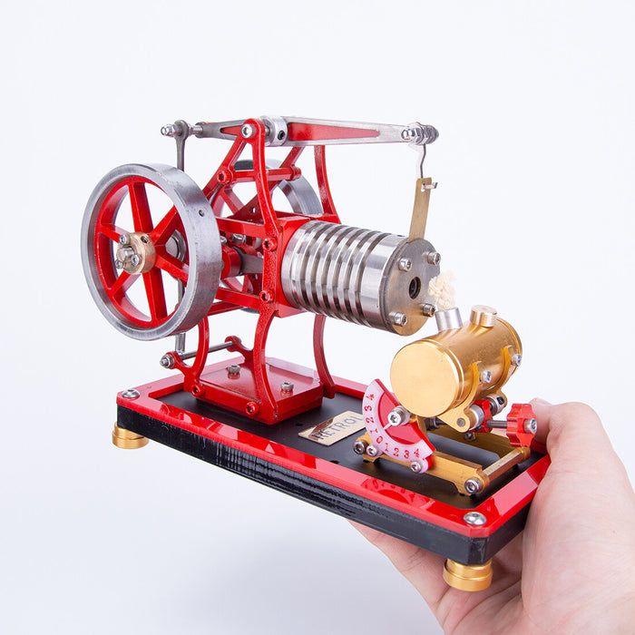 RETROL VE-01 Crossbeam Vacuum Engine Model Flame Eater External Combustion Engine Educational Toys Gifts enginediyshop