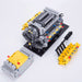 V8 Crossplane with Supercharger Building Block Engine Model MOC-17173 enginediyshop