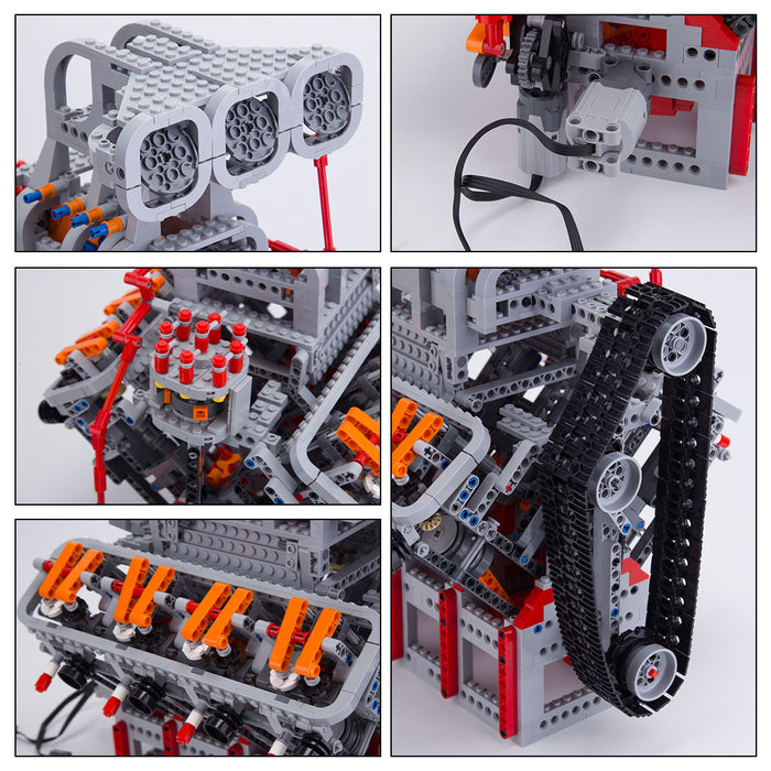 HOLDEN OHV 5.0L V8 Motor MOC Engine Model Building Blocks Toy Set - 2106PCS - Build Your Own V8 Engine