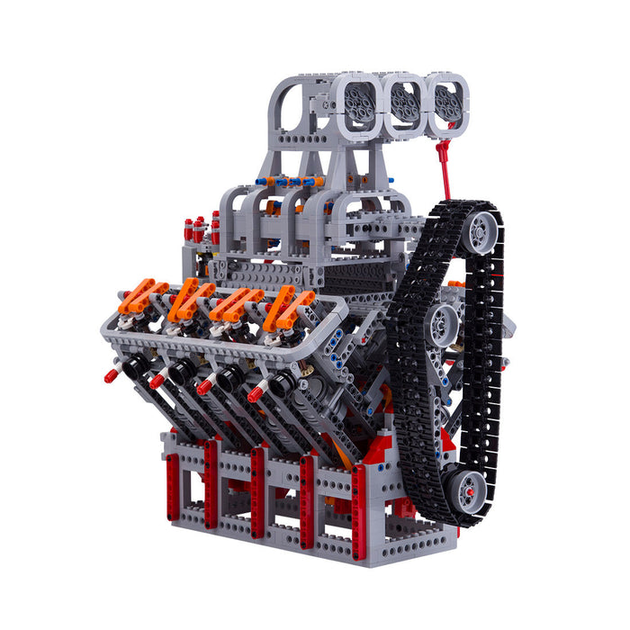 HOLDEN OHV 5.0L V8 Motor MOC Engine Model Building Blocks Toy Set 2106PCS Build Your Own V8 Engine