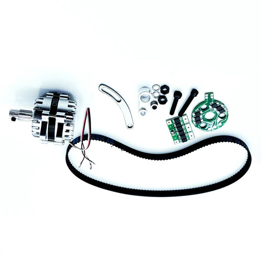 Micro DC Generator Model Kit with Voltage Regulator & Belt & Fixed Bracket for CISON Engine Model enginediyshop