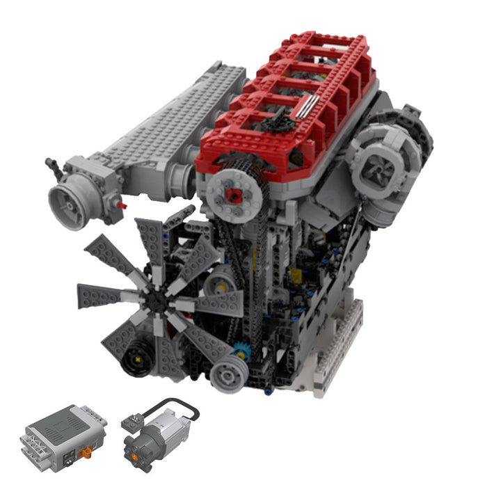 MOC RB 26 Brick Engine Model Building Blocks Set 1985PCS Enginediyshop enginediyshop