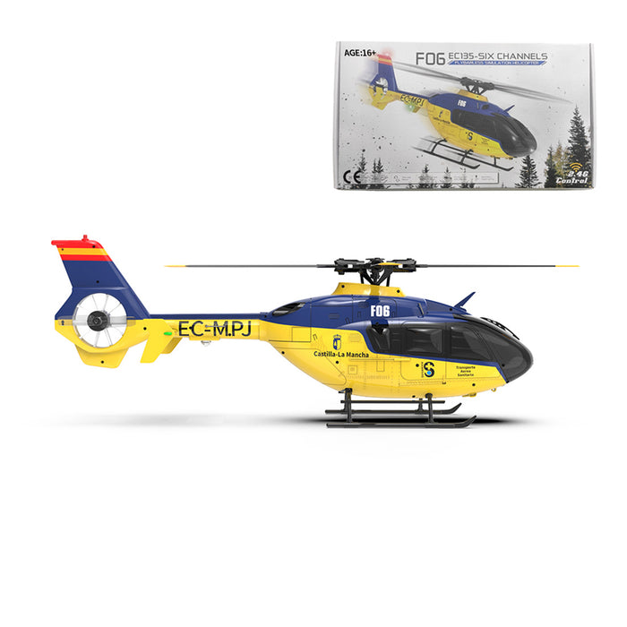 YU XIANG EC-135 1/36 2.4G 6CH Direct Drive Brushless RC 3D/6G Helicopter Model enginediyshop