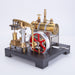 RETROL Full Metal DIY Steam Engine Model with Horizontal Boiler & Centrifugal Flyball Governor (84PCS) enginediyshop