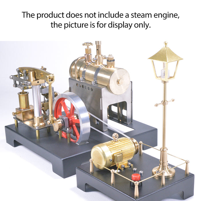 RETROL Full Metal DIY Steam Engine Model with Horizontal Boiler & Centrifugal Flyball Governor (84PCS) enginediyshop