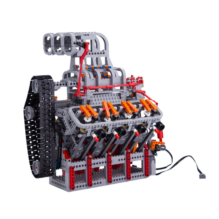 HOLDEN OHV 5.0L V8 Motor MOC Engine Model Building Blocks Toy Set - 2106PCS - Build Your Own V8 Engine