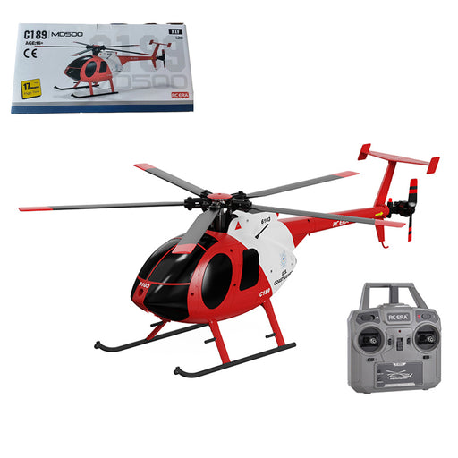 MD500 C189 Little Bird Aircraft Model 1/28 2.4G 4CH Single-Rotor Helicopter Model enginediyshop