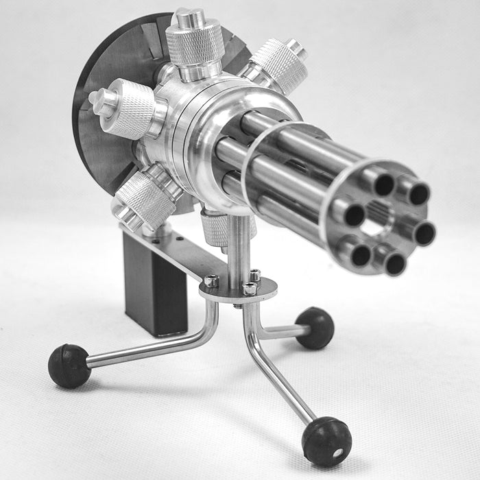 6 Cylinder Stirling Engine Novel Gatling Blaster Design Engine Motor Model enginediyshop