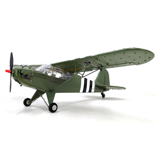 1/16 WWII PIPER J-3 CUB RC 4CH Brushless Fixed-wing Aircraft Model Military Plane Toy enginediyshop