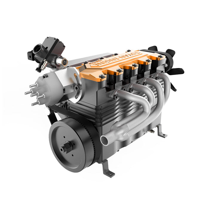 TOYAN FS-L400BGC 4-Cylinder 4 Stroke OHC L4 14cc Inline Water-Cooled Gasoline Engine Model for RC Model Car Ship Airplane enginediyshop