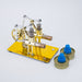 2 Cylinder Stirling Engine Electricity Generator with Bulb Stirling Engine Motor Model enginediyshop