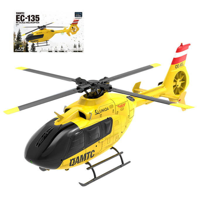 YU XIANG F06 1/36 Scale EC-135 2.4G 6-Channel RC Direct-Drive Brushless Helicopter 3D Aerobatic Aircraft Model enginediyshop