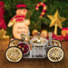 ENJOMOR Christmas Metal Steam-Powered Car Model: A Functional Sci-fi Collectible Gift enginediyshop