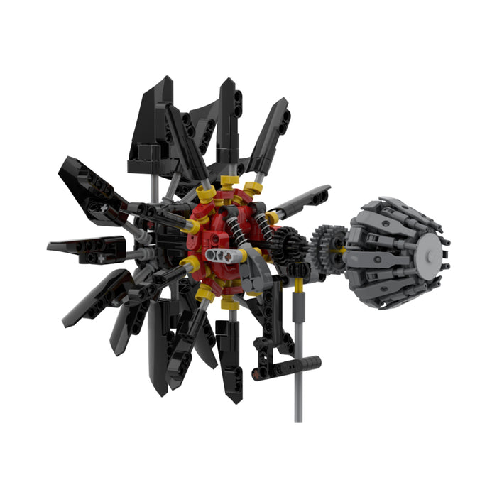 MOC-180038 CFM-RISE Open Rotor Engine DIY Toy Building Blocks Set (1283PCS)-ENGINEDIYSHOP