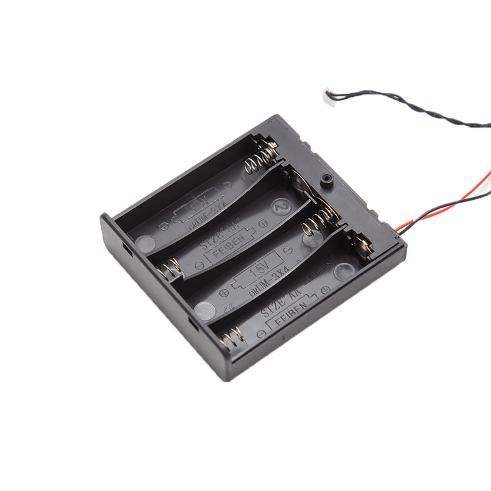 4 AA Battery Holder with Switch HX2.54 Connector Specifically Compatible with MAD V8 Engine Model enginediyshop