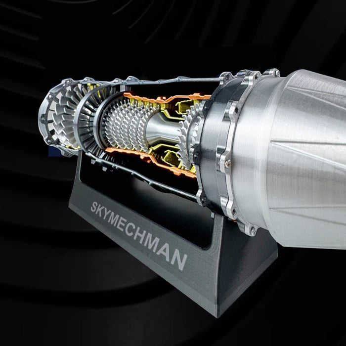 SKYMECHMAN 1/18 Scale 3D Printed WS-15 Functional Turbofan Engine Model Kit - enginediyshop