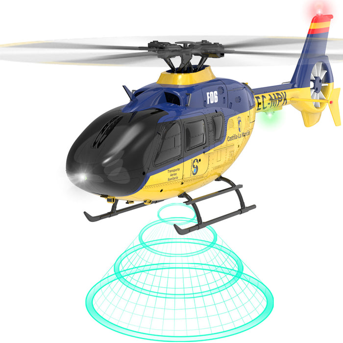 YU XIANG EC-135 1/36 2.4G 6CH Direct Drive Brushless RC 3D/6G Helicopter Model enginediyshop