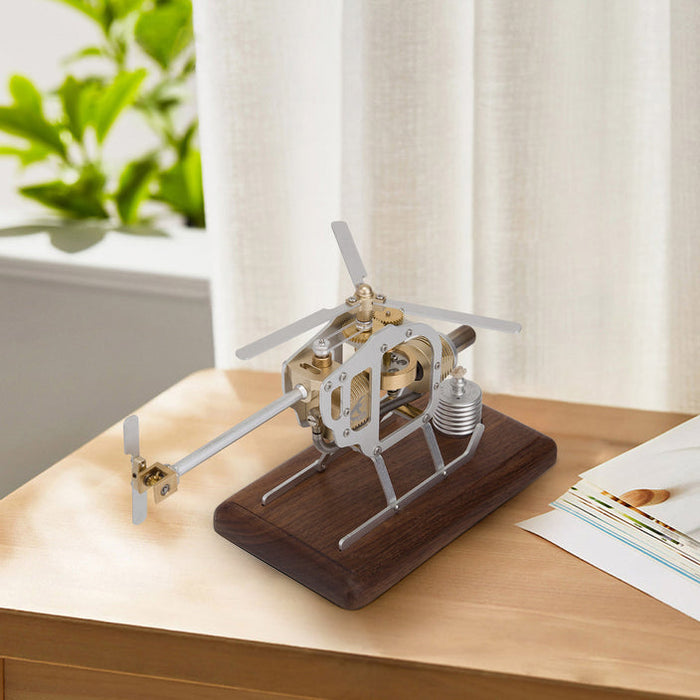 DIY Helicopter Model Kit Parts Working Hot Air Stirling Kit-Stirling Engine Model That Works