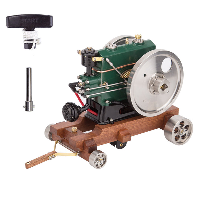 RETROL 1/8 Scale 3.6CC Mini Vintage Single Cylinder 4-Stroke  Working Gasoline Engine Model -Enginediyshop