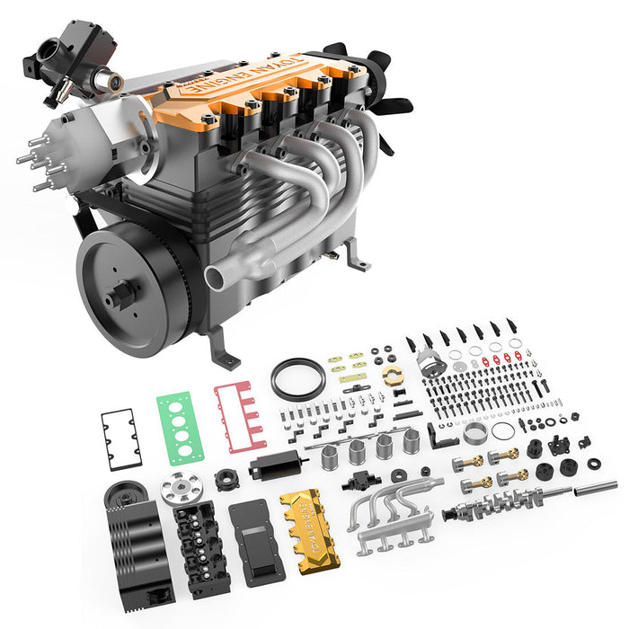 TOYAN FS-L400BGC 4-Cylinder 4 Stroke OHC L4 14cc Inline Water-Cooled Gasoline Engine Model for RC Model Car Ship Airplane enginediyshop