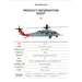 YU XIANG F09-H SH60 Seahawk 8CH RC Helicopter 1/47 Scale 2.4G Dual Brushless DD 6G/3D Stunt Copter Model enginediyshop