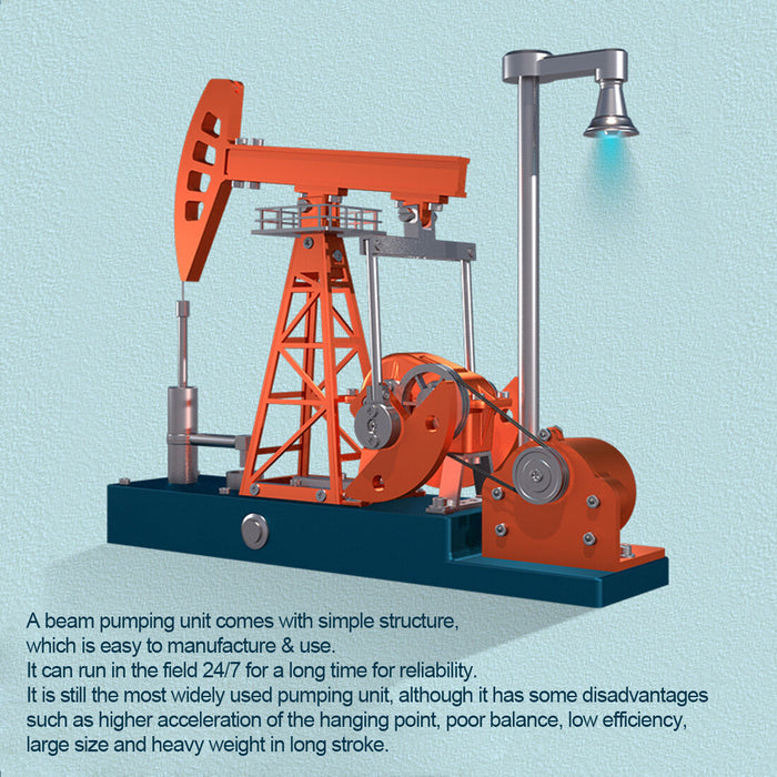 TECHING Pumping Unit Model Kit that Works - 219Pcs enginediyshop