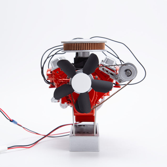 ENJOMOR 1/6 Scale 3D Printed Simulated Electric V8 Internal Combustion Engine Model Kit - enginediyshop